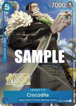 Crocodile OP02-053 PR1 Promotion card