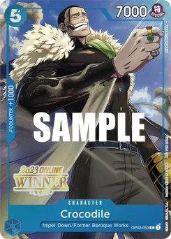 Crocodile OP02-053 PR2 Promotion card