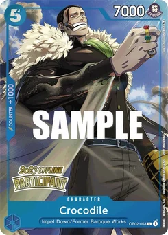 Crocodile OP02-053 PR3 Promotion card