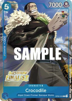 Crocodile OP02-053 PR4 Promotion card