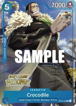 Crocodile OP02-053 PR5 Promotion card