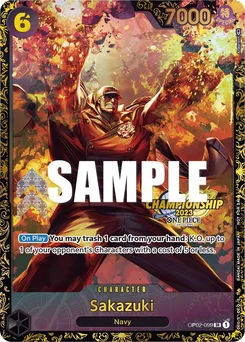 Sakazuki OP02-099 PR Promotion card