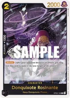 Donquixote Rosinante OP02-108 PR Promotion card