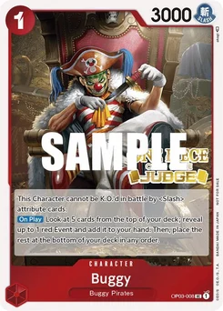 Buggy OP03-008 PR Promotion card