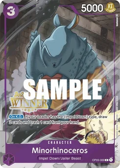 Minorhinoceros OP03-069 PR Promotion card