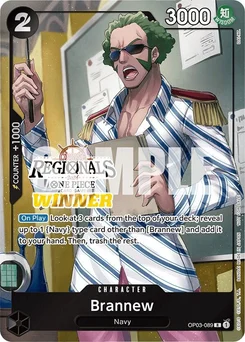 Brannew OP03-089 PR Promotion card