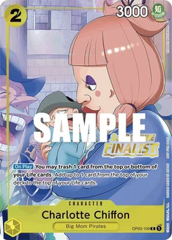 Charlotte Chiffon OP03-109 PR3 Promotion card