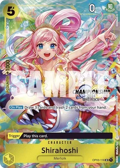 Shirahoshi OP03-116 PR4 Promotion card