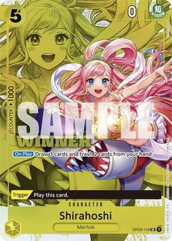 Shirahoshi OP03-116 PR5 Promotion card