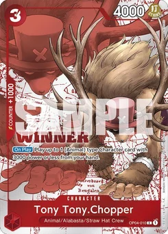 Tony Tony.Chopper OP04-010 PR2 Promotion card