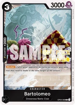 Bartolomeo OP04-089 PR Promotion card