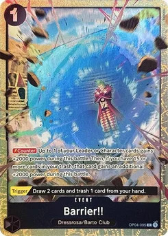 Barrier!! OP04-095 PR Promotion card