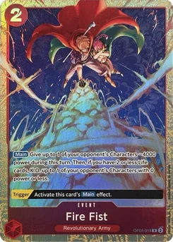 Fire Fist OP05-019 PR Promotion card