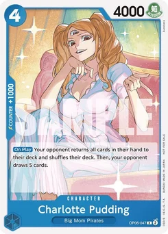 Charlotte Pudding OP06-047 PR2 Promotion card