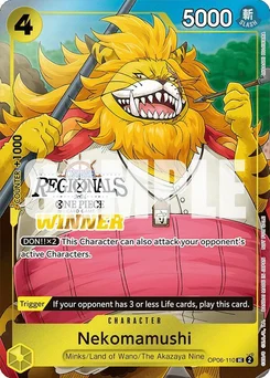 Nekomamushi OP06-110 PR1 Promotion card