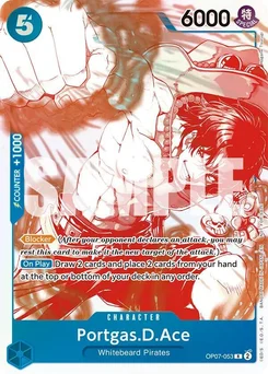 Portgas.D.Ace OP07-053 PR Promotion card