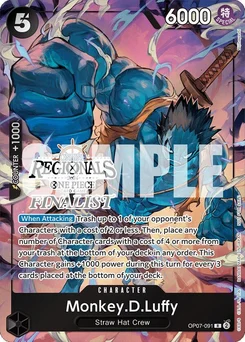 Monkey.D.Luffy OP07-091 PR2 Promotion card