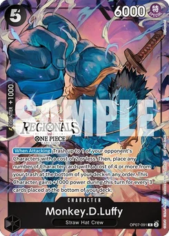 Monkey.D.Luffy OP07-091 PR5 Promotion card