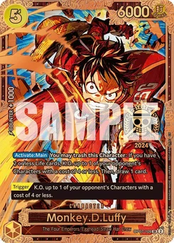 Monkey.D.Luffy OP07-109 PR Promotion card