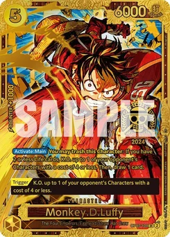 Monkey.D.Luffy OP07-109 PR2 Promotion card