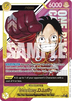 Monkey.D.Luffy OP07-109 PR5 Promotion card