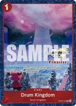 Drum Kingdom OP08-020 PR3 Promotion card