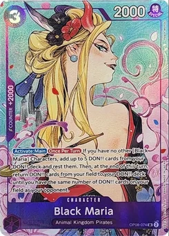 Black Maria OP08-074 PR Promotion card