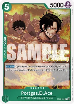 Portgas.D.Ace OP09-035 PR Promotion card