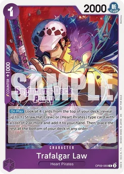 Trafalgar Law OP09-069 PR Promotion card