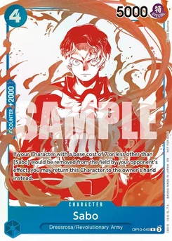 Sabo OP10-049 PR Promotion card