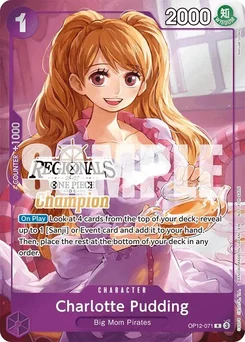 Charlotte Pudding OP12-071 PR Promotion card