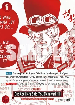But Ace Here Said You Deserved It!! OP13-019 PR Promotion card
