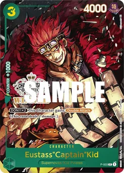 Eustass"Captain"Kid P-003 PR7 Promotion card