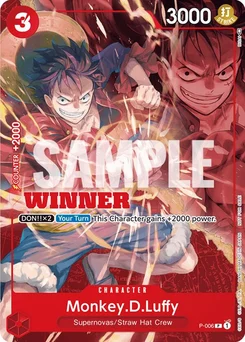 Monkey.D.Luffy P-006 PR1 Promotion card