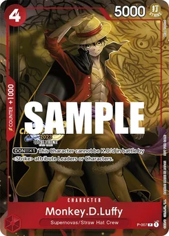 Monkey.D.Luffy P-007 PR Promotion card