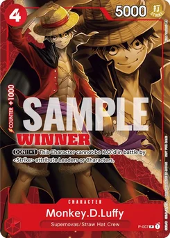 Monkey.D.Luffy P-007 PR1 Promotion card