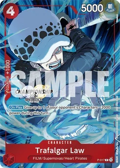 Trafalgar Law P-017 PR1 Promotion card