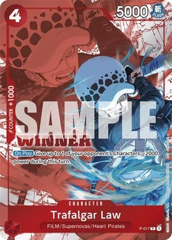 Trafalgar Law P-017 PR3 Promotion card