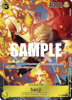 Sanji P-034 PR1 Promotion card