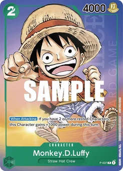Monkey.D.Luffy P-037 PR1 Promotion card