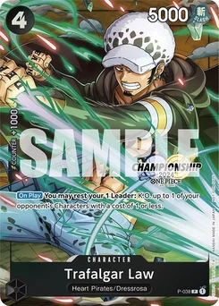 Trafalgar Law P-038 PR Promotion card