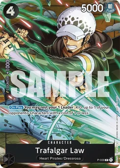 Trafalgar Law P-038 PR1 Promotion card