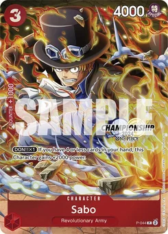 Sabo P-044 PR Promotion card