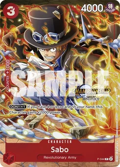 Sabo P-044 PR2 Promotion card