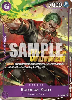 Roronoa Zoro P-045 PR Promotion card