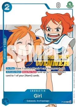 Girl P-096 PR Promotion card