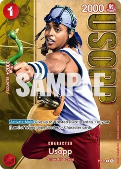 Usopp P-136 PR Promotion card