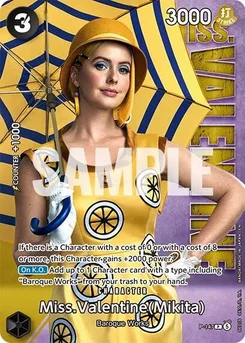 Miss.Valentine P-147 PR Promotion card