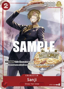 Sanji ST01-004 PR Promotion card