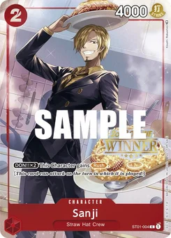 Sanji ST01-004 PR2 Promotion card